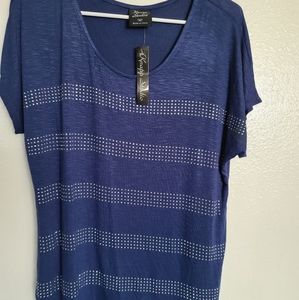Knapp studio XL sequined top NWT